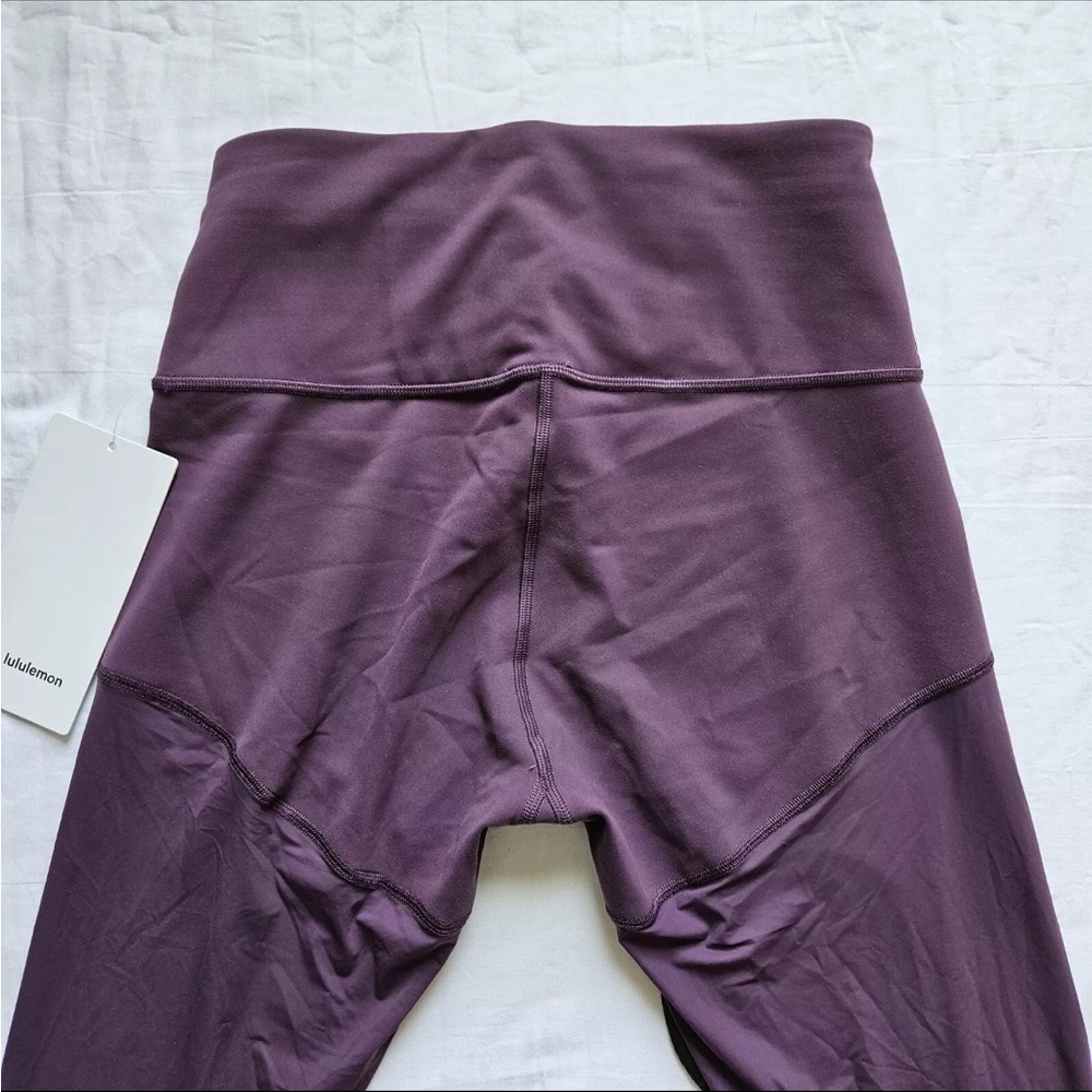 Lululemon Wunder Train Mesh HR Tight 25” GPTH Grape Thistle Women's Size 6 - Picture 5 of 7